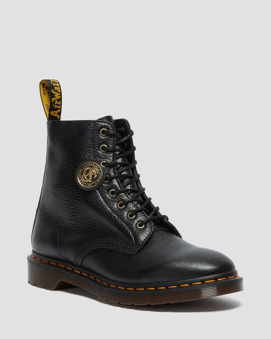 Dr. Martens 1460 Pascal Buckingham Nahka Naisten Nauhalliset Nilkkurit - Mustat Nilkkurit [269-BWLIY